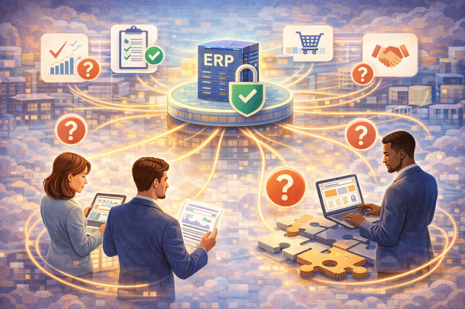 ERP data trust and confidence in core systems for commercial decisions